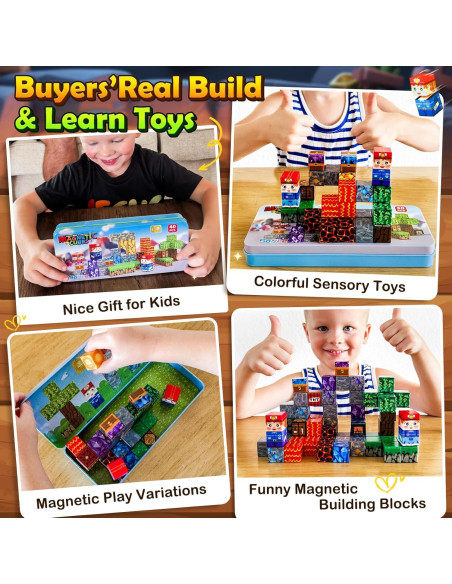 Bloques Magnéticos Soyee para Viajes - Juguetes Educativos STEM
