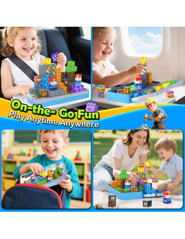 Bloques Magnéticos Soyee para Viajes - Juguetes Educativos STEM