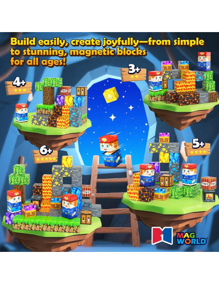 Bloques Magnéticos Soyee para Viajes - Juguetes Educativos STEM