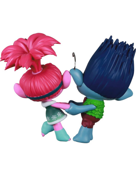 Adorno Navideño Hallmark 2021 Poppy y Branch Trolls
