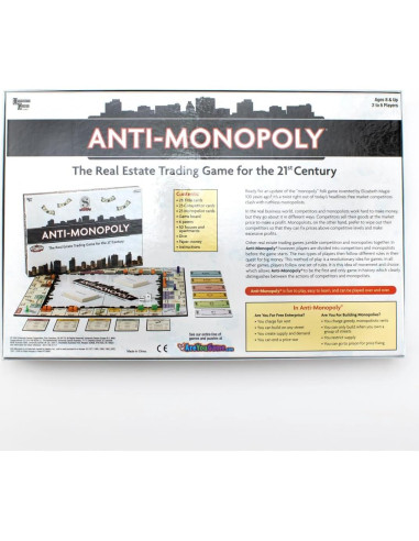 Juego de Mesa Anti-Monopoly University Games - 2-4 Jugadores