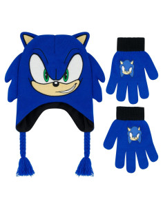 Conjunto Gorro y Guantes Sonic The Hedgehog Concept One