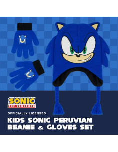 Conjunto Gorro y Guantes Sonic The Hedgehog Concept One 2