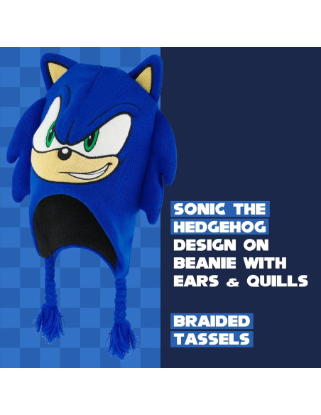 Conjunto Gorro y Guantes Sonic The Hedgehog Concept One