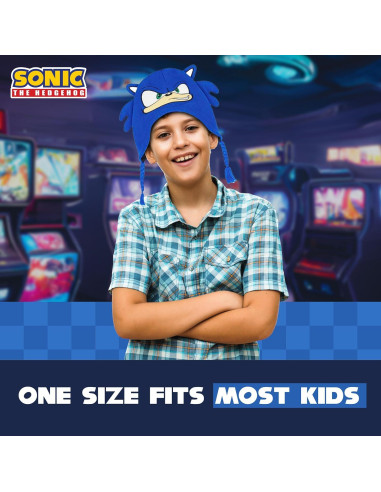 Conjunto Gorro y Guantes Sonic The Hedgehog Concept One