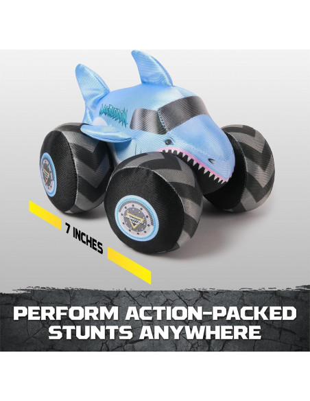 Camión de Peluche Monster Jam Megalodon 7 Pulgadas con Sonido
