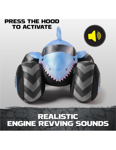 Camión de Peluche Monster Jam Megalodon 7 Pulgadas con Sonido