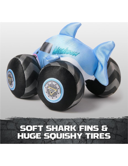 Camión de Peluche Monster Jam Megalodon 7 Pulgadas con Sonido