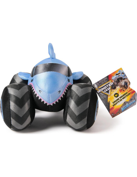 Camión de Peluche Monster Jam Megalodon 7 Pulgadas con Sonido