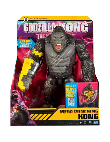 Figura Mega Deluxe Power Punch Kong 33 cm Playmates Toys
