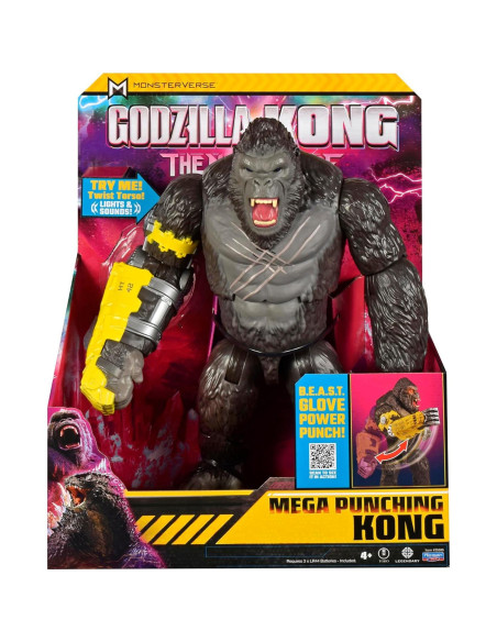 Figura Mega Deluxe Power Punch Kong 33 cm Playmates Toys