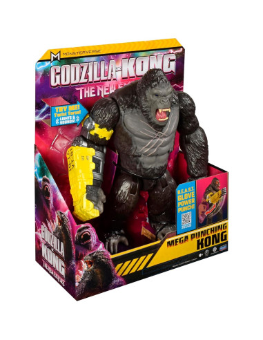 Figura Mega Deluxe Power Punch Kong 33 cm Playmates Toys
