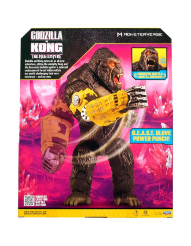 Figura Mega Deluxe Power Punch Kong 33 cm Playmates Toys