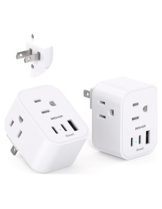 Adaptador de Enchufe 6 en 1 BESHON Tipo A para Japón