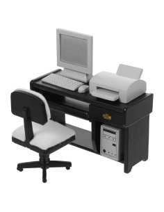 Conjunto de Muebles de Oficina Miniatura NUOBESTY 1:12