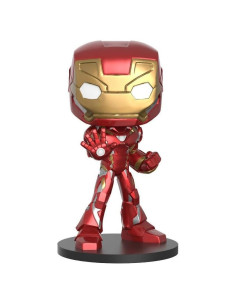 Figura Funko Wobbler Iron Man Capitán América Civil 13.97 cm