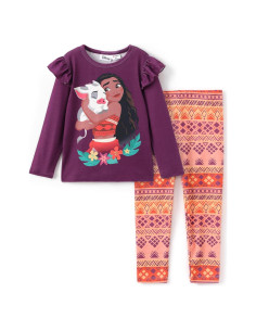 Conjunto de Ropa para Niña Disney Moana 2 Piezas 3-4T