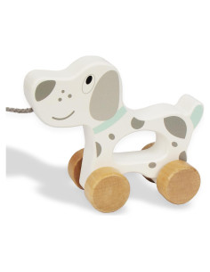 Juguete de Tirar de Madera Wooden Edu Perro 15.24x12.7 cm