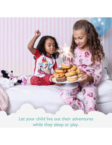 Pijamas Disney Encanto para Niñas - Vestido de Noche 4-10 Años