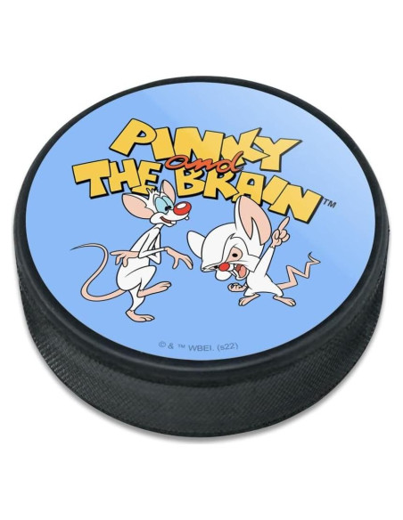 Puck de Hockey Pinky y el Cerebro Graphics & More 76mm