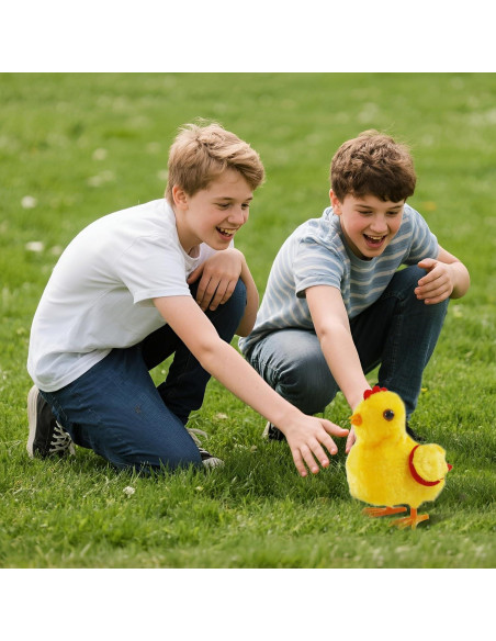 Juguete de Pollo Caminante OARRIDOM - Peluche Gorjeante 17x15 cm