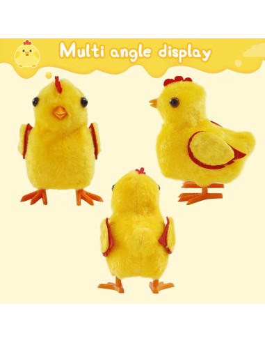 Juguete de Pollo Caminante OARRIDOM - Peluche Gorjeante 17x15 cm