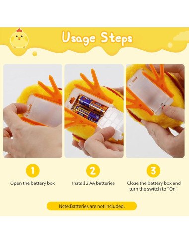 Juguete de Pollo Caminante OARRIDOM - Peluche Gorjeante 17x15 cm