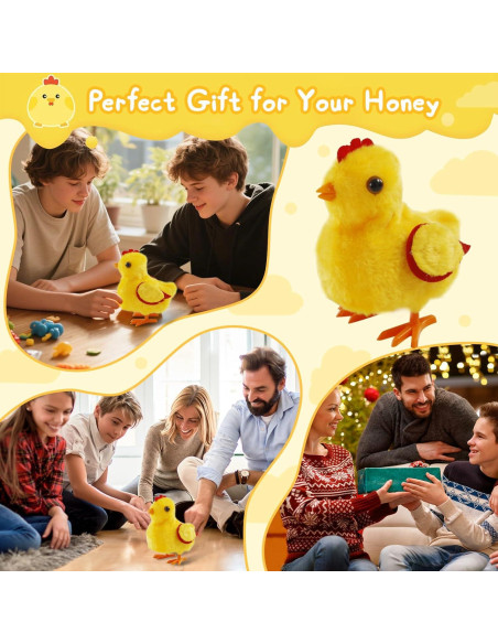 Juguete de Pollo Caminante OARRIDOM - Peluche Gorjeante 17x15 cm