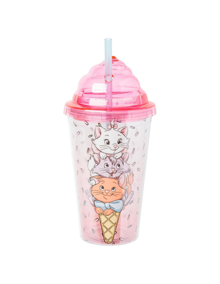 Taza Fría Disney Los Aristogatos Silver Buffalo 473 ml