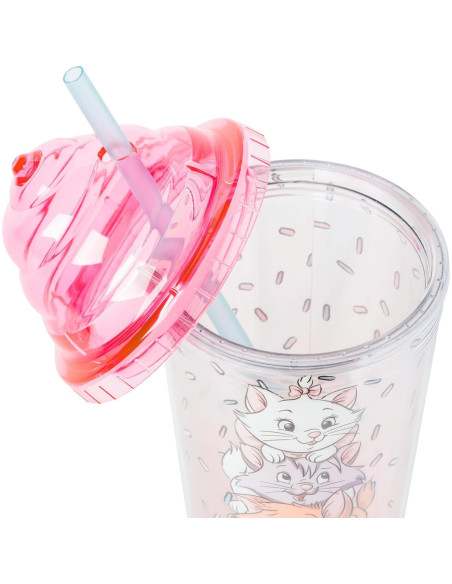 Taza Fría Disney Los Aristogatos Silver Buffalo 473 ml