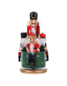 Caja de Música de Nuez LIFKOME 20.5x9x9cm Decoración