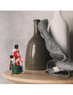 Caja de Música de Nuez LIFKOME 20.5x9x9cm Decoración 2