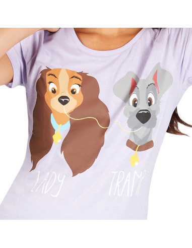 Pijamas para Mujeres Disney La Dama y el Vagabundo Algodón