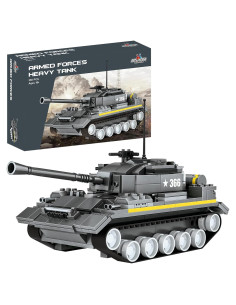 Juego de Bloques de Construcción Tanque Militar Apostrophe 340 Piezas