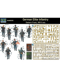 Set de 5 Figuras Militares Masterbox Infantería Alemana 1/35 2