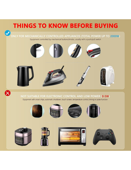 Convertidor de Voltaje 220V a 110V Kruuue 2000W para Viajes