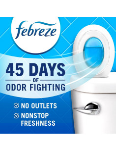Ambientador Febreze para Baño y Cocina, Aroma Downy Abril, 6 Unidades 2