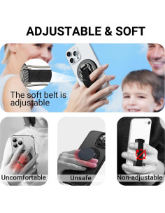 Agarre Magnético para Teléfono HISSIMO MagSafe Ajustable 360 2