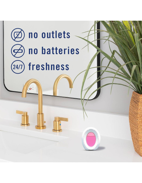 Ambientador Febreze para Baño y Cocina, Aroma Downy Abril, 6 Unidades