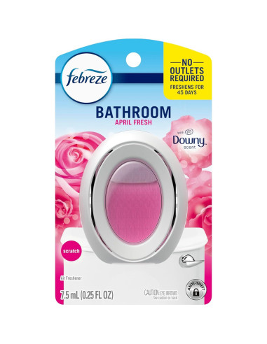 Ambientador Febreze para Baño y Cocina, Aroma Downy Abril, 6 Unidades