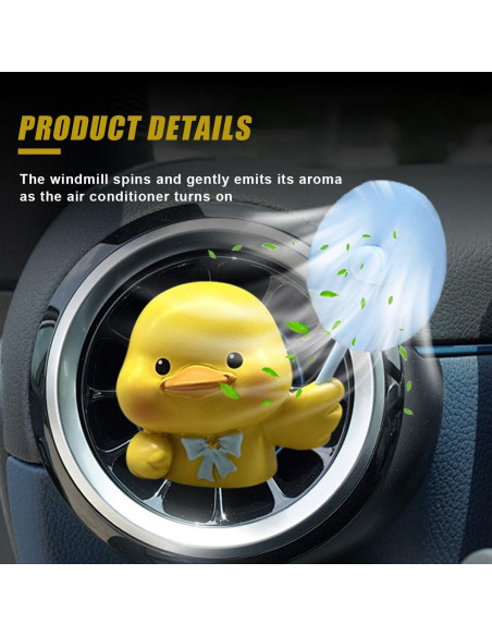 Clip de Aire Fresco para Autos LHDOS Pato Difusor Aroma