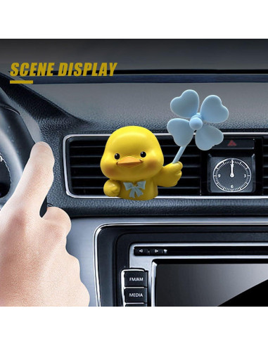 Clip de Aire Fresco para Autos LHDOS Pato Difusor Aroma