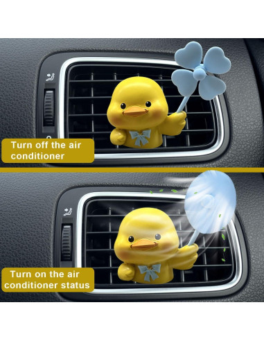 Clip de Aire Fresco para Autos LHDOS Pato Difusor Aroma