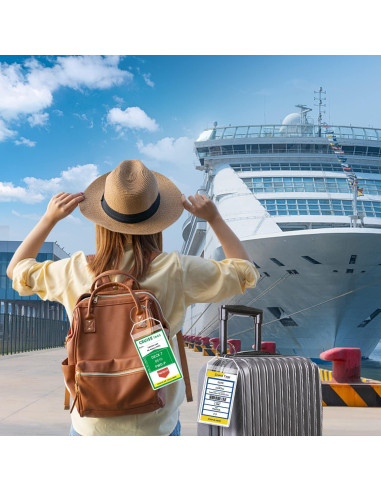 Portaetiquetas de Equipaje de Crucero GOSGOON1E - Paquete de 4