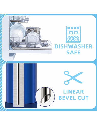 Popotes de Metal YINORD para THERMOS FUNTAINER 12 OZ - 4 Pcs