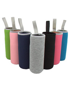Sunkey 7 Fundas de Neopreno para Botellas de Agua 550ml