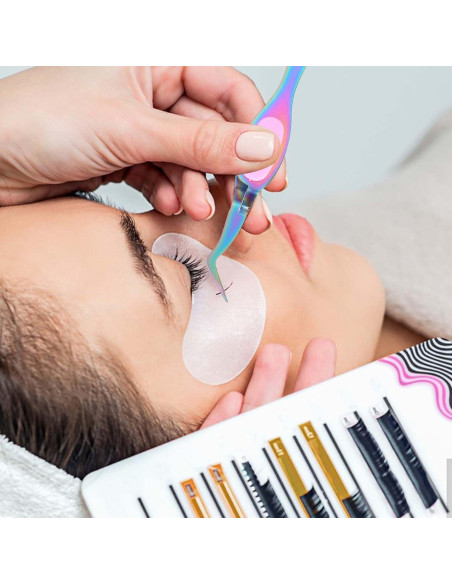 Juego de Pinzas de Precisión Ymapinc 2 Piezas Acero Inoxidable