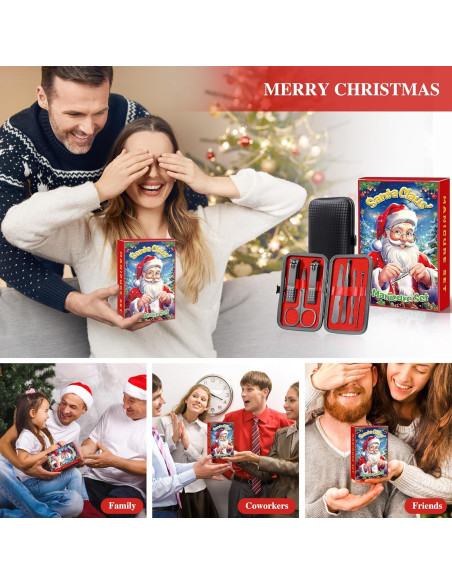 Juego de Manicura Profesional ShinnyWis con Estuche de Cuero