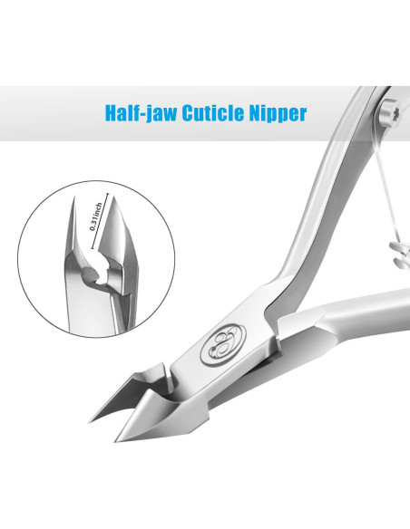 Cortador de Cutículas BlueOrchids - Acero Inoxidable Profesional