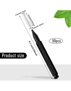 50 Cepillos Interdentales Patelai para Brackets Higiene Oral 2